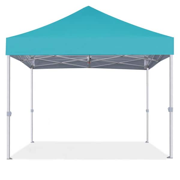 Terracemaster Commercial 10 ft. x 10 ft. Purple Pop Up Canopy Tent with Roller Bag