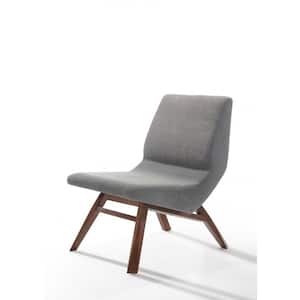 Valerie 32 in. Gray Polyester Side Chair