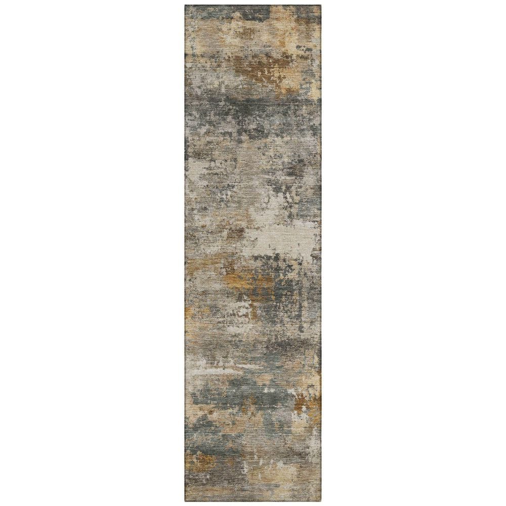Chantille Machine Washable Indoor/Outdoor Abstract ACN2368 Khaki 2 ft. x 7 ft. Runner Rug price history on PriceWatchPro