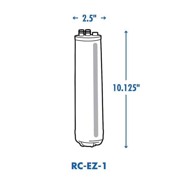 Culligan US-EZ-1 Sistema Di Filtraggio Acqua Sottolavello | Ez-Change Con Cartuccia Sostituibile | Rimuove Cloro, Piombo E Sedimenti | Capacità 3000 Galloni