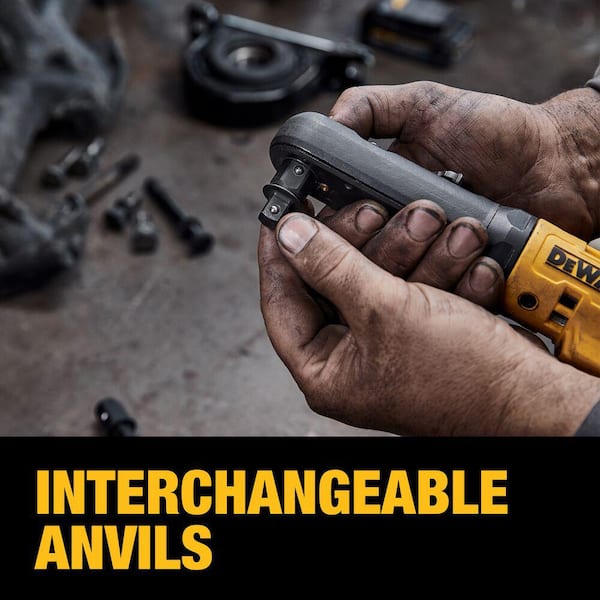 DEWALT 20-Volt Cordless 3/8 in. to 1/2 in. Ratchet (Tool-Only)