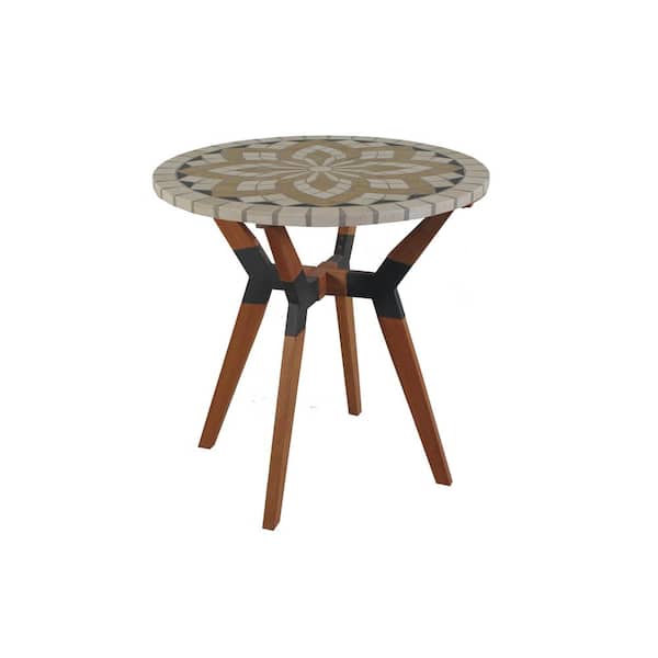 Metal Outdoor Bistro Table, 30 Round Bistro Table