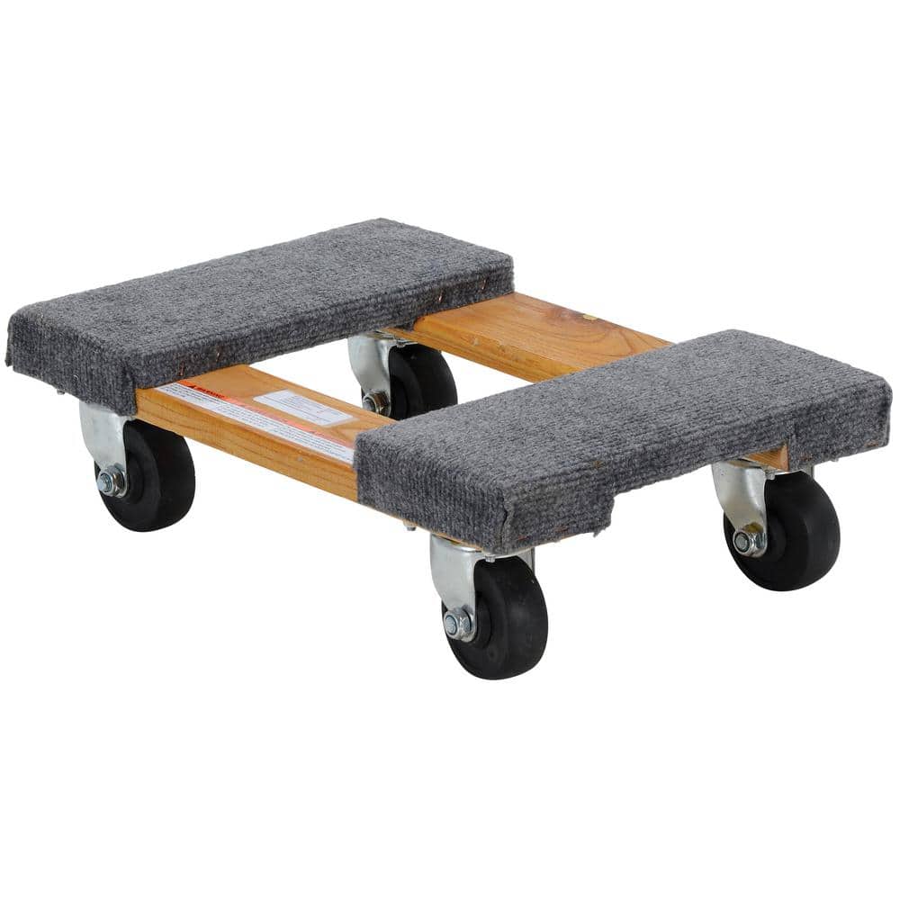 x 18 in Capacity 12 in Hardwood Furniture Moving Dolly WEN DL1812 1320 lbs Two Pack 