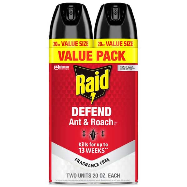 20 oz. Defend Ant and Roach Killer, Indoor Insecticide, Residual Killing Power, Outdoor Fresh Scent, 2-Ct Insect Killer