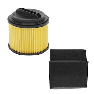 Replacement Filter for ONE+ 18V 4.75 Gal. Wet/Dry Vacuum PWV201B with Foam Filters for 10 Gal. Vacuums (2-Pack)