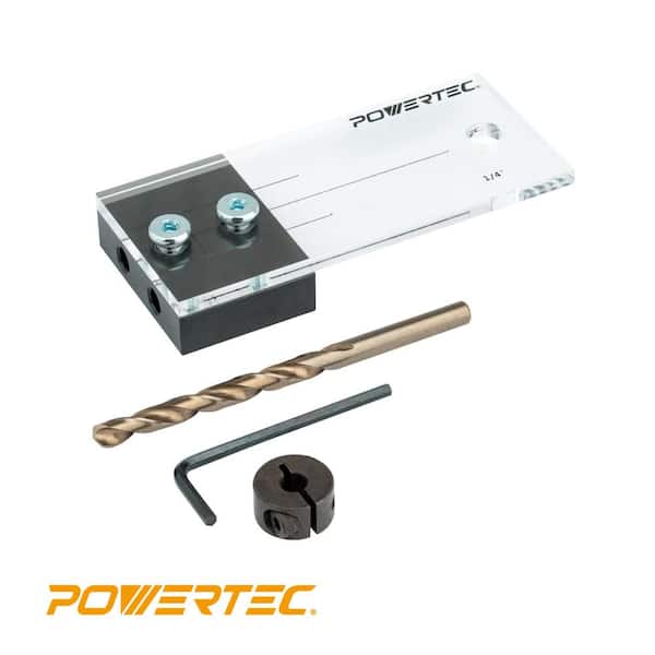 POWERTEC Ultimate Doweling Jig Kit - Precision Woodworking Series 71397 -  The Home Depot
