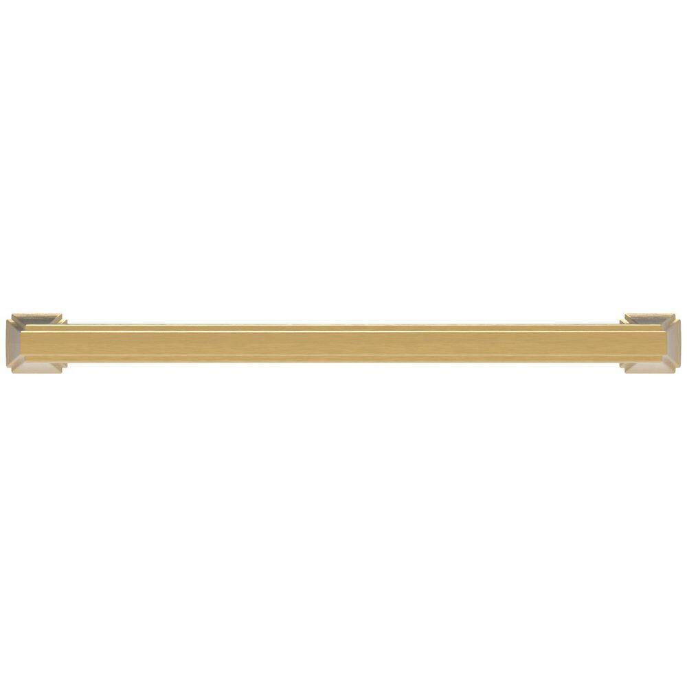 Brushed Brass Modern Cabinet Handle with Mounting Hardware