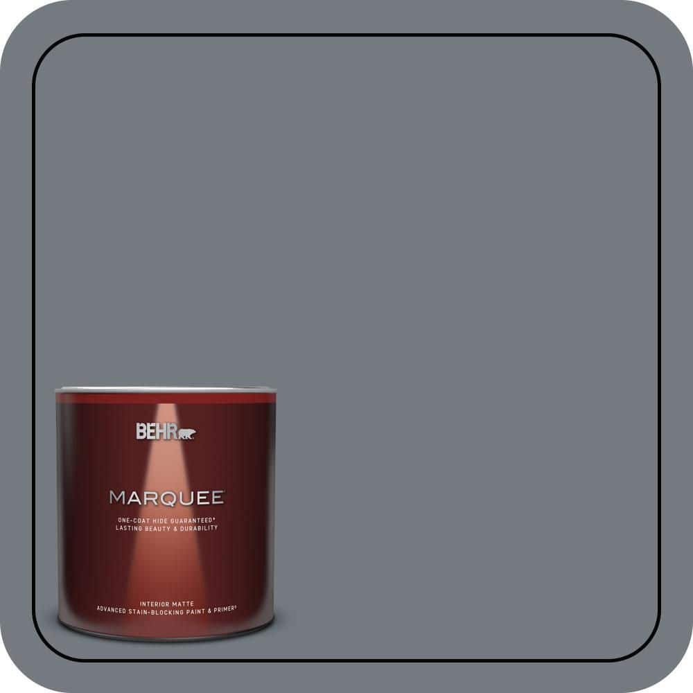 1 qt. #N510-5 Liquid Mercury color One-Coat Hide Matte Interior Paint & Primer price history on PriceWatchPro