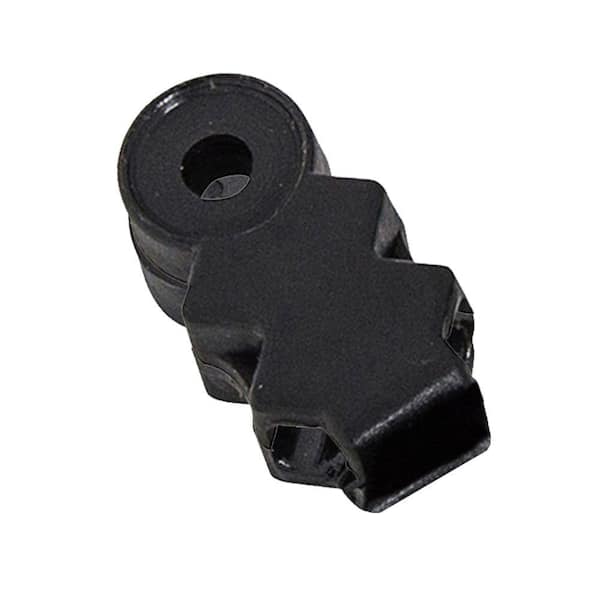 Replacement Clips-Panel To Post - Pack of 12 with Self Tapping Screws Black