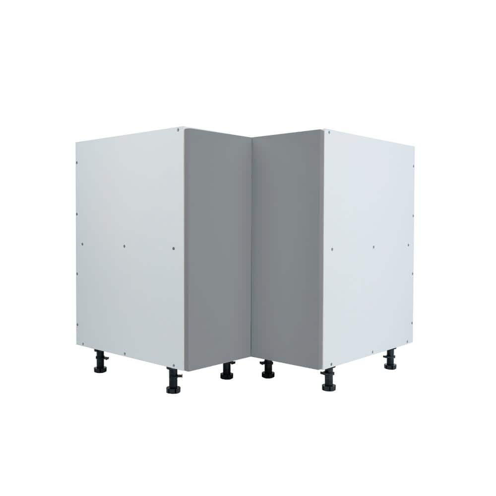 Radiance 36 in. W x 24 in. D x 34.50 in. H Ready to Assemble Slab Corner Lazy Susan Kitchen Cabinet in Matte Grey price history on PriceWatchPro