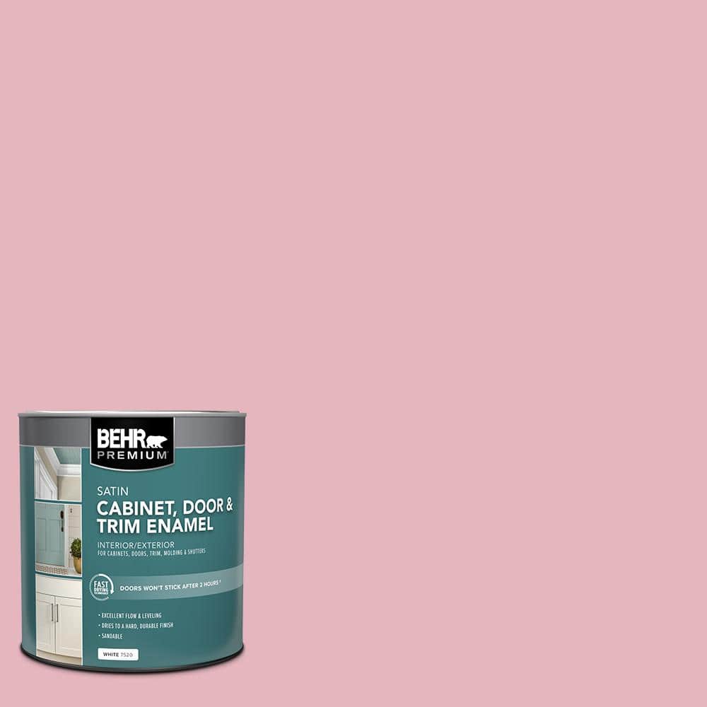 BEHR PREMIUM 1 qt. M1403 Premium Pink Satin Enamel Interior/Exterior Door & Trim