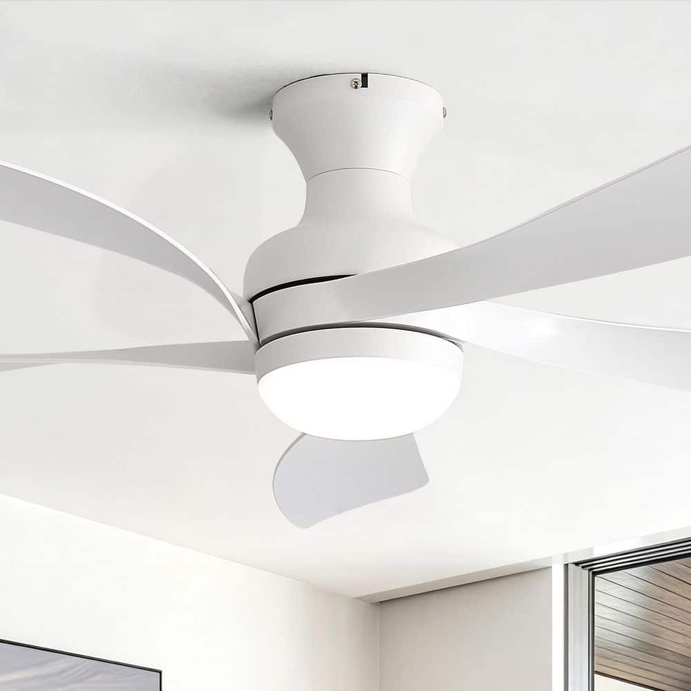 Sofucor 52 in. Outdoor/Indoor Modern Standard Flush Mount White