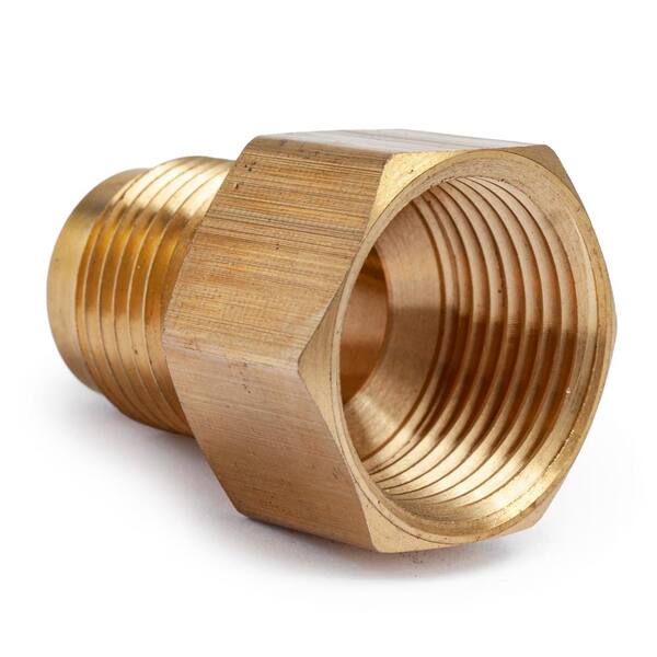 thumbnail image 2 of 3/8" Flare X FIP Brass Adapting Coupling At 2 of 13