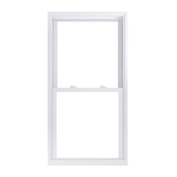 29.75 in. x 57.25 in. 70 Pro Series White Double Hung Low-E Argon Glass Vinyl Replacement Window, Screen Incl
