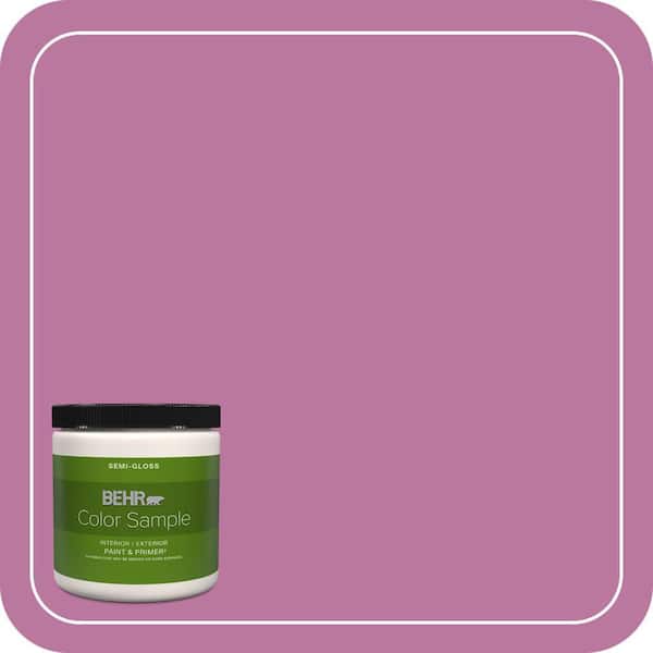 BEHR PREMIUM PLUS 8 oz. #690B-5 Valentine Heart Semi-Gloss Interior/Exterior Paint & Primer Color Sample