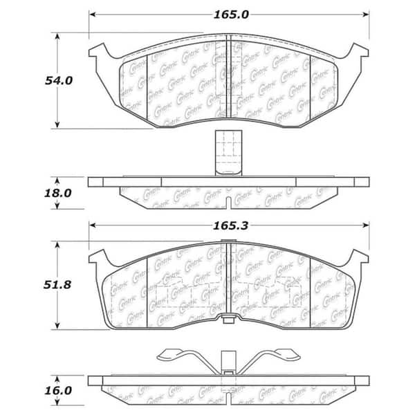Centric Parts Disc Brake Pad Set