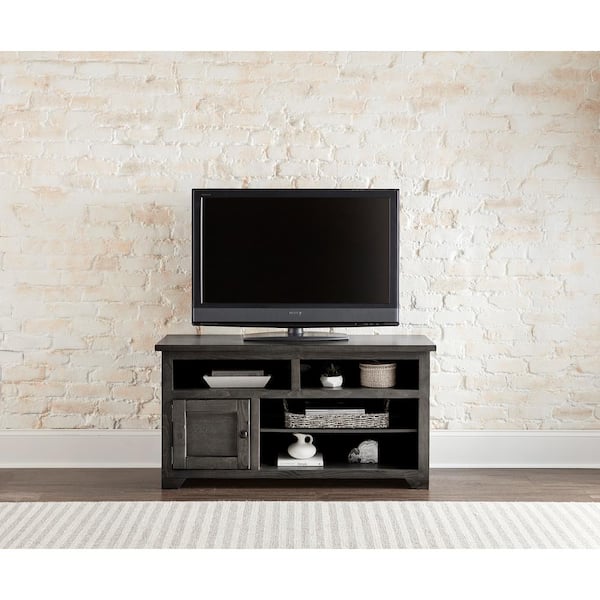 Progressive Furniture Sonoma 50 in. Storm Wood TV Stand Fits TVs Up to 55 in. with Storage Doors