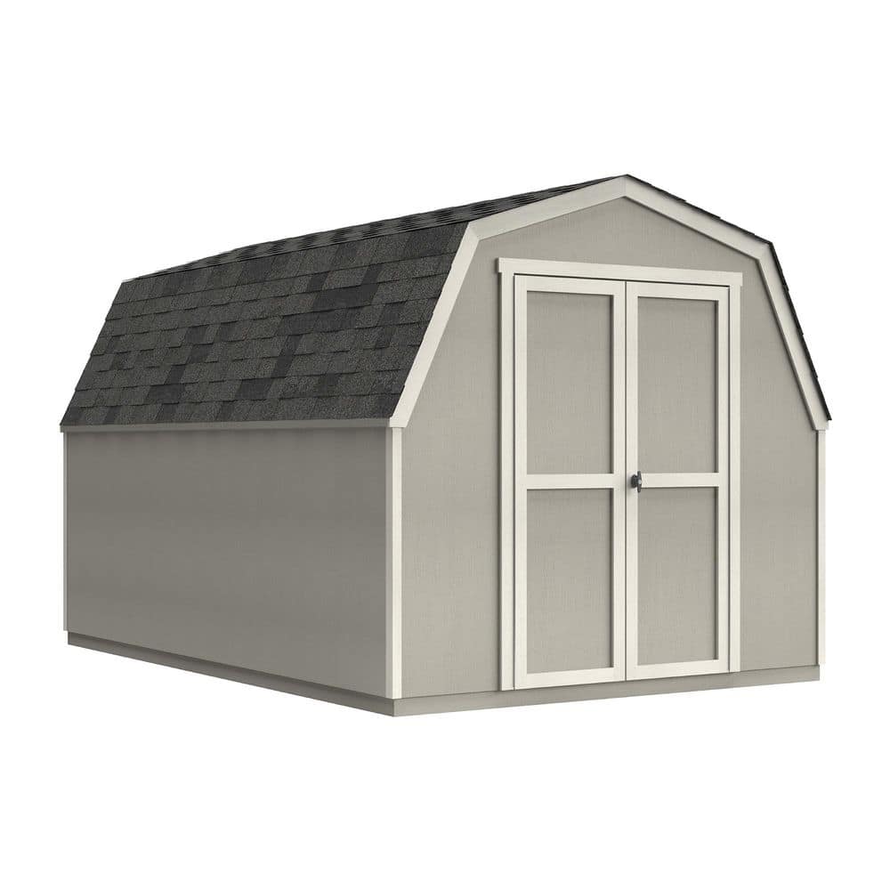 Handy Home Products DIY Andover 8 ft. x 12 ft.Pre-Cut Wood Shed