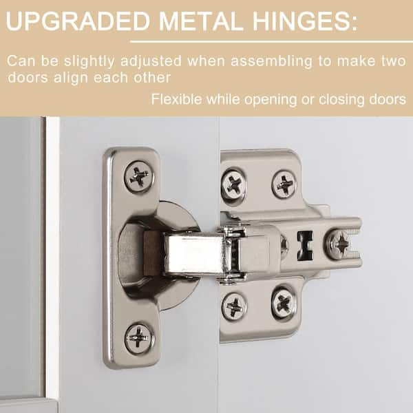 Brass H Hinges for Cabinet Doors - Paxton Hardware