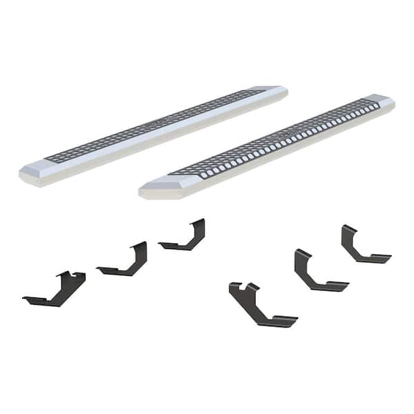 Aries AdvantEDGE Chrome Aluminum 85-Inch Truck Running Boards, Select Toyota Tacoma