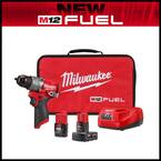 M12 FUEL 12V Lithium-Ion Brushless Cordless 1/2 in. Drill Driver Kit with 4.0Ah and 2.0Ah Battery and Soft Case