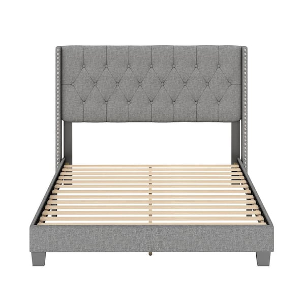 Miranda upholstered deals platform bed