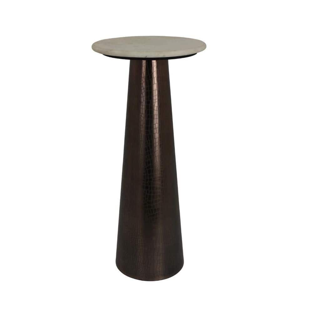 Modern Bronze and Gray Metal Round  Plant Stand (12 in. x W 26 in. H) price history on PriceWatchPro