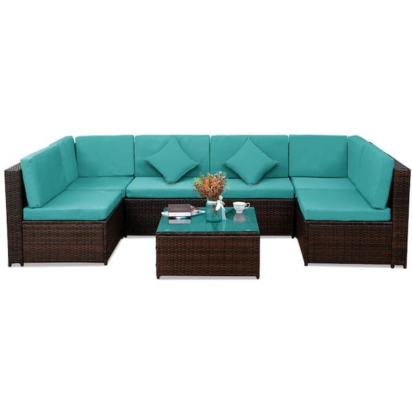 corner sofa with cushions