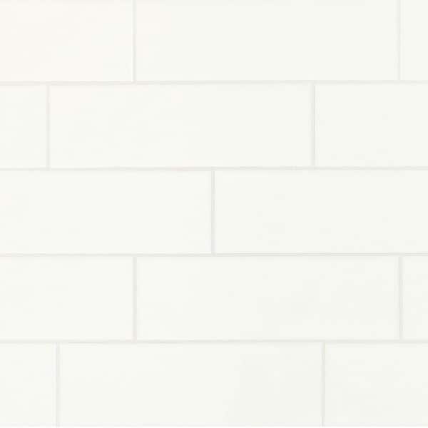 Daltile Restore Bright White 4 in. x 12 in. Glazed Ceramic Wall Tile (0.38 sq. ft./Each)