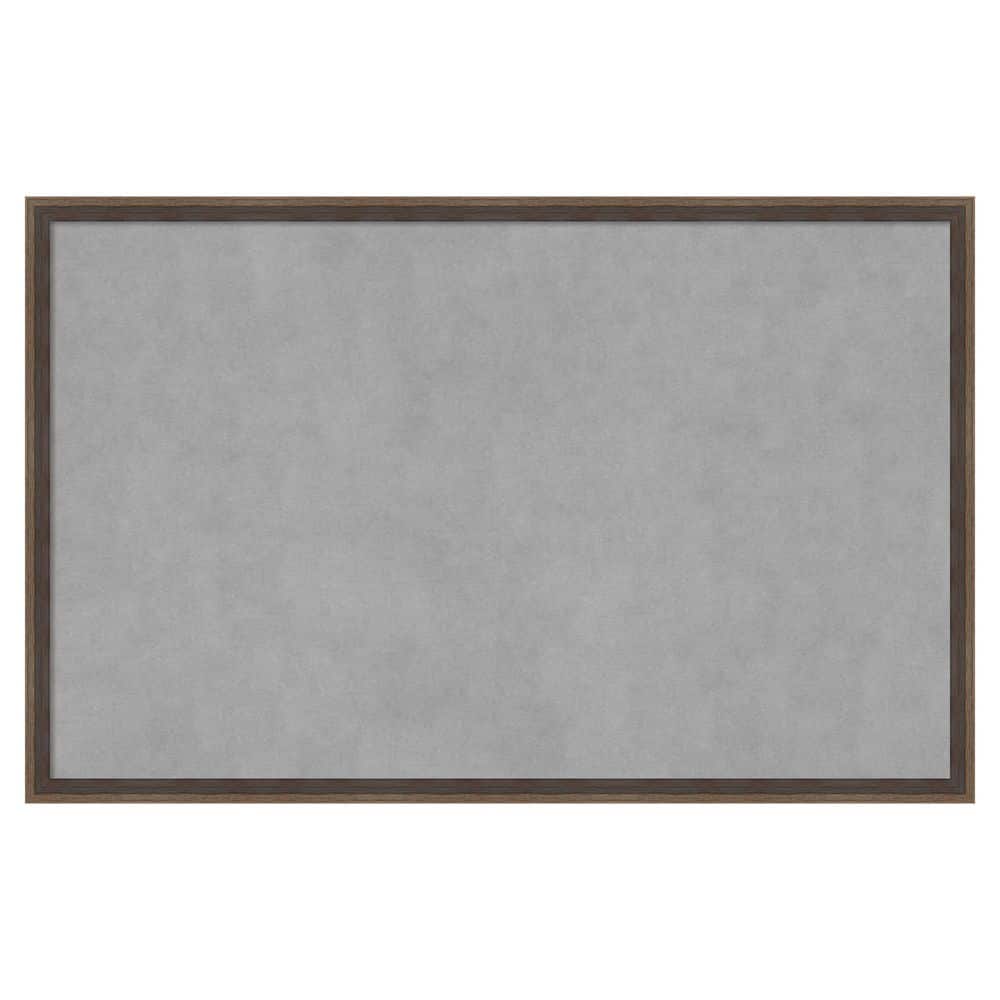 Hardwood Wedge Mocha 33 in. x 21 in. Wood Framed Magnetic Memo Board price history on PriceWatchPro