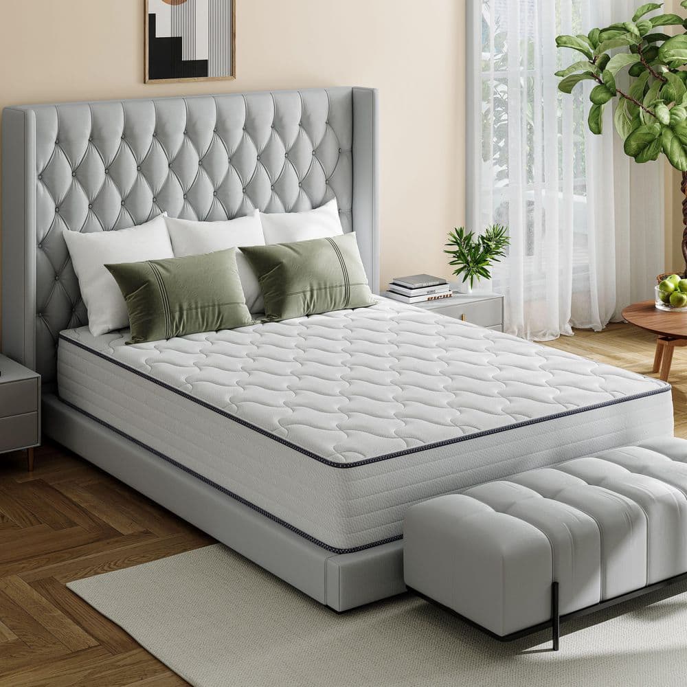 Twin Medium Plush Hybrid Memory Foam 8 in. Individual Pocket Spring Breathable and Cooling Motion Isolation Mattress