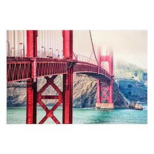 Golden Unframed Color Architecture Photography Wall Art 32 in. x 47 in.