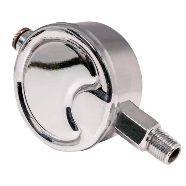 PLUMBFLEX 1/8 in. Chrome Radiator Air Valve Gorton Style Straight Steam Air Vent Size #C