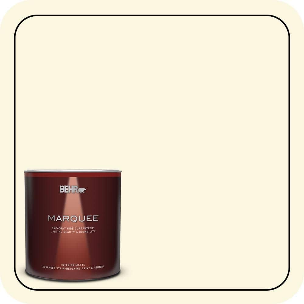 1 qt. #P300-1 Lemon White Matte Interior Paint & Primer price history on PriceWatchPro