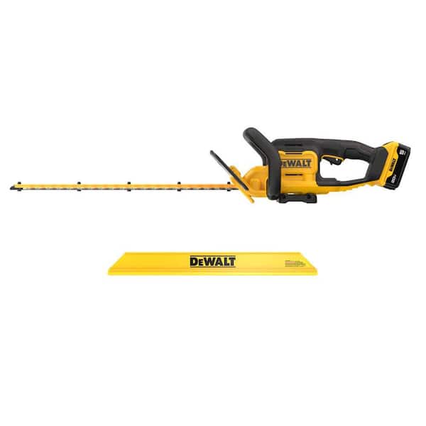 20V MAX 22 in. Cordless Battery Powered Hedge Trimmer with Hedge Sweep Accessory, 5 Ah Battery Pack and Charger