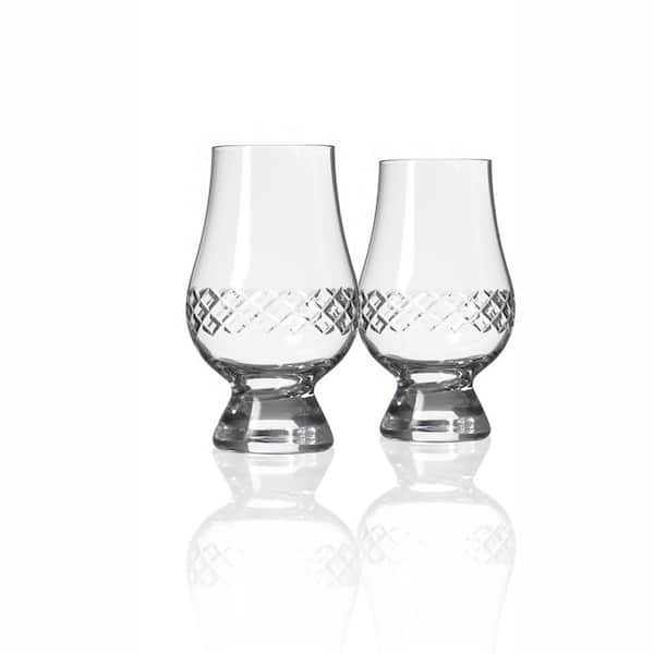 Rolf Glass Diamond 6.75 oz. Glencairn Scotch Glass (Set of 2) 304403-S/2 -  The Home Depot