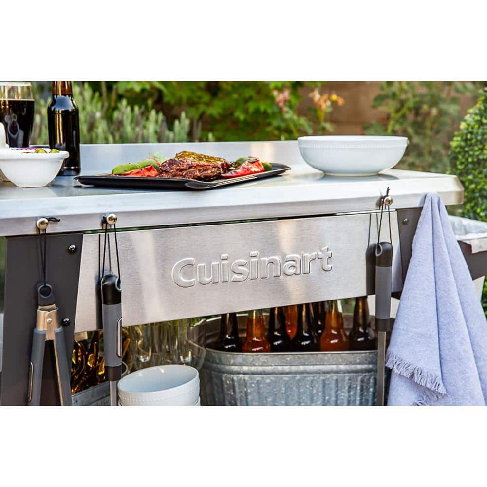 Cuisinart 45" Stainless Steel Outdoor Grill Prep Table