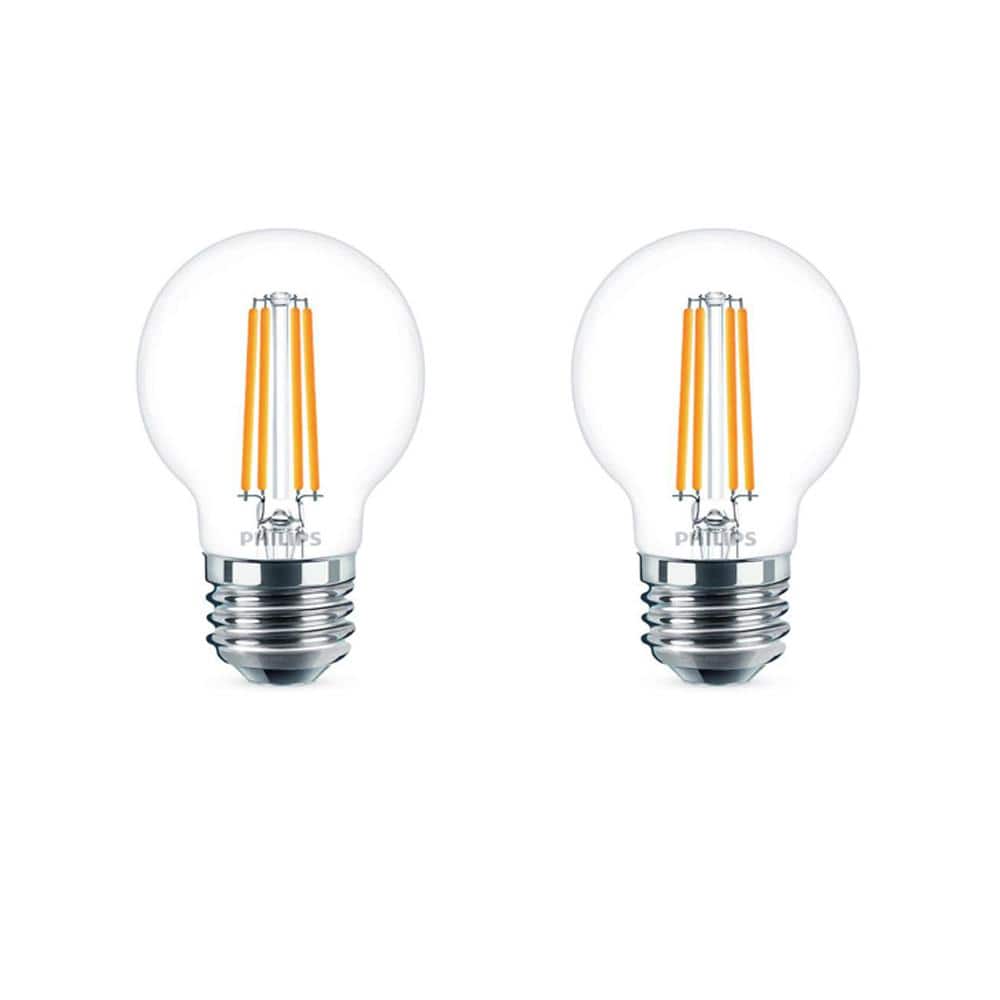 Philips 60-Watt Equivalent G16.5 Dimmable LED Light Bulb Soft
