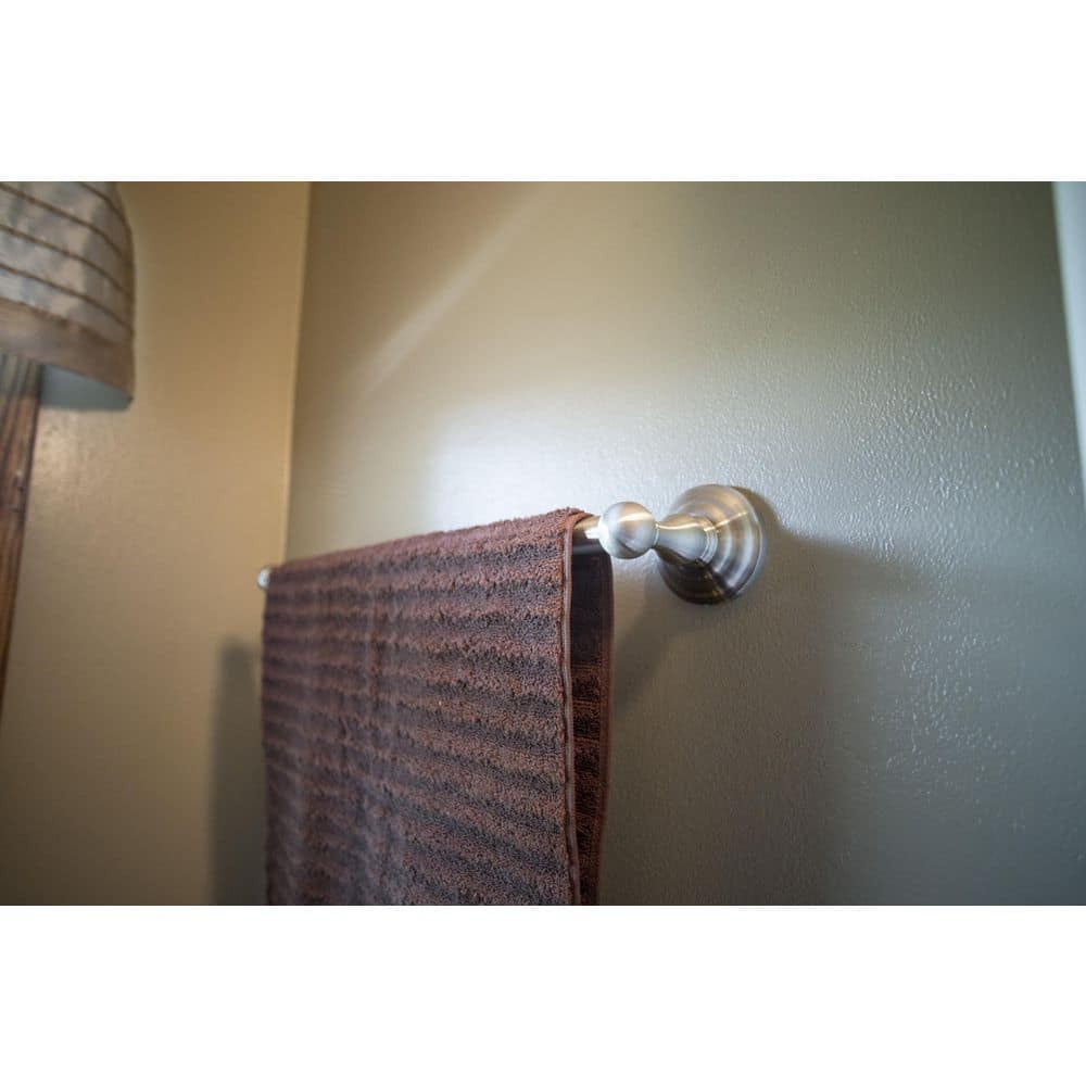 Calisto 30-Inch Satin Nickel Wall Mounted Towel Bar