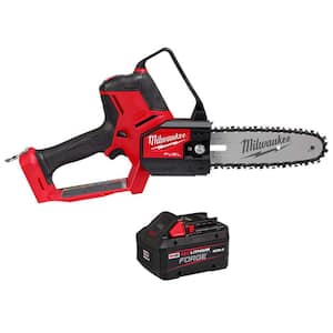 M18 FUEL 18V Brushless Cordless Battery 8 in. HATCHET Pruning Saw w/M18 REDLITHIUM FORGE XC 8.0 Ah Battery Pack