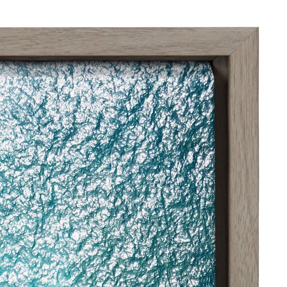 Sylvie Maui Black Sand Beach Framed Canvas Wall Art
