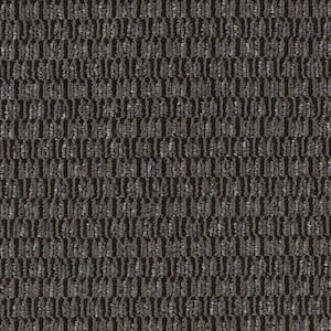 Social Network II  - Charcoal - Gray 21 oz. Nylon Loop Installed Carpet