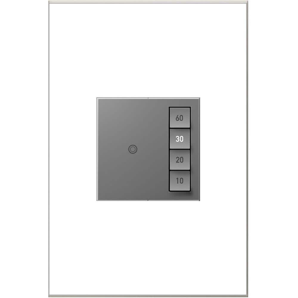 adorne Sensa 15 Amp 60, 40, 20, 10 Minute Single-Pole/3-Way Indoor Countdown Timer Switch with Microban, Magnesium price history on PriceWatchPro
