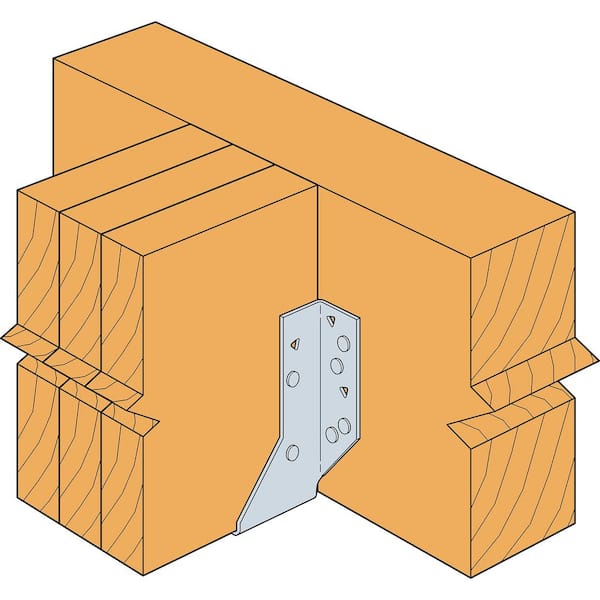 HU Galvanized Face-Mount Joist Hanger for Triple 2x6 Nominal Lumber