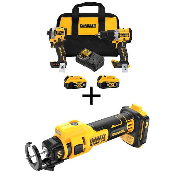 DEWALT 20V MAX XR Cordless Drywall Screw Gun/Cut-out Tool 2
