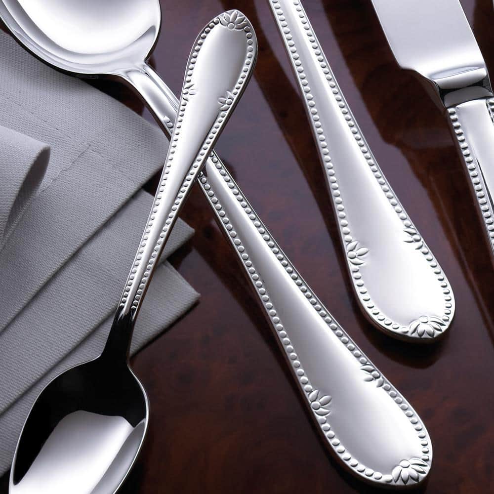 Mademoiselle 20-Piece Polished Stainless Steel Flatware Set, Service for 4