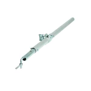 4 ft. Wall Attachment Kit in Galvanized Steel with Wall Anchor, Eye Bolt, and Dual Clamp for Outdoor Scaffolding