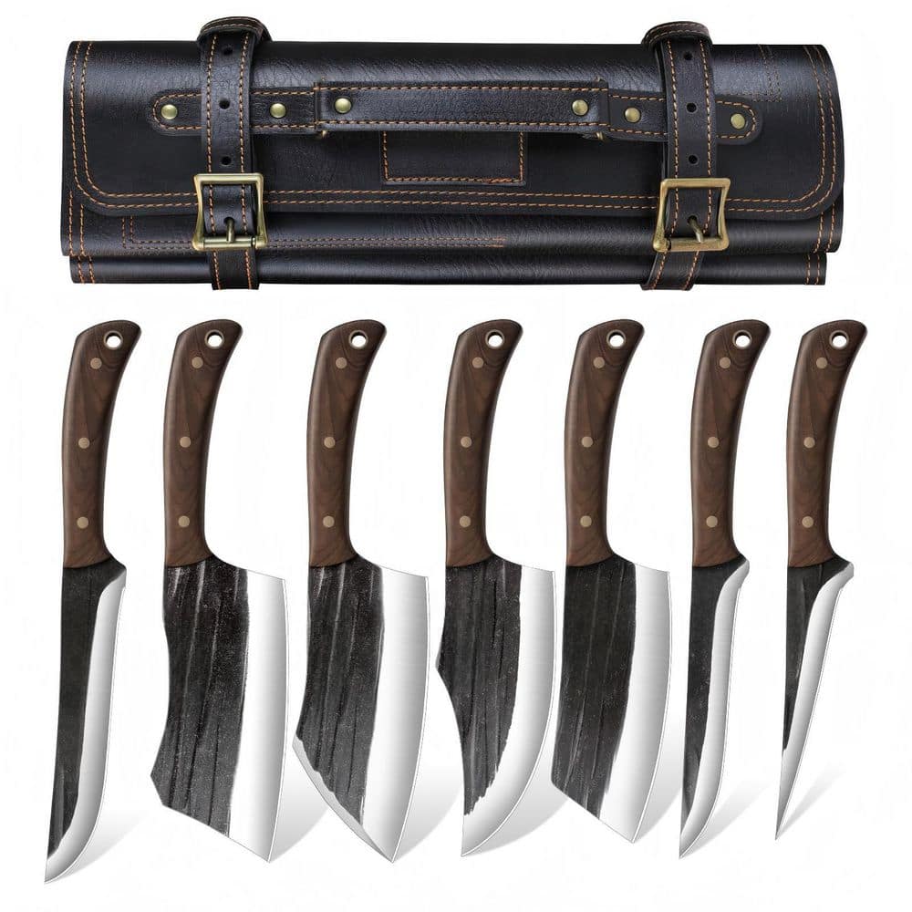 ケ*ウ様 Butcher ProductS Wudkey Professional 8-Piece High Carbon Stainless Steel Viking