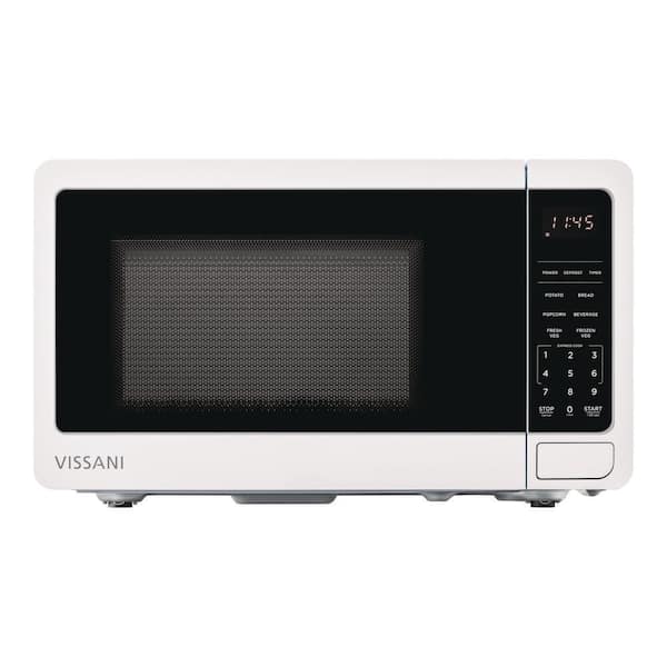 0.7 cu. ft 700-Watt Countertop Microwave Oven in White
