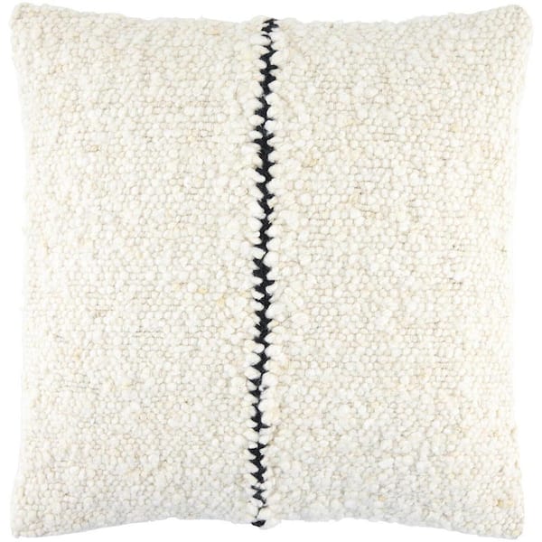 Galey Alix San Marco Modern Accent Pillow, 20 in. L x 20 in. W, Brown/Beige